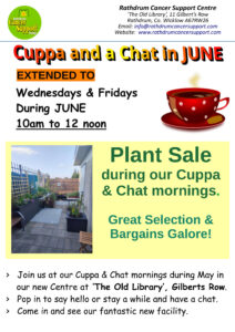 Cuppa&Chat Poster with PlantSale Cuppa&Chat Poster with PlantSale