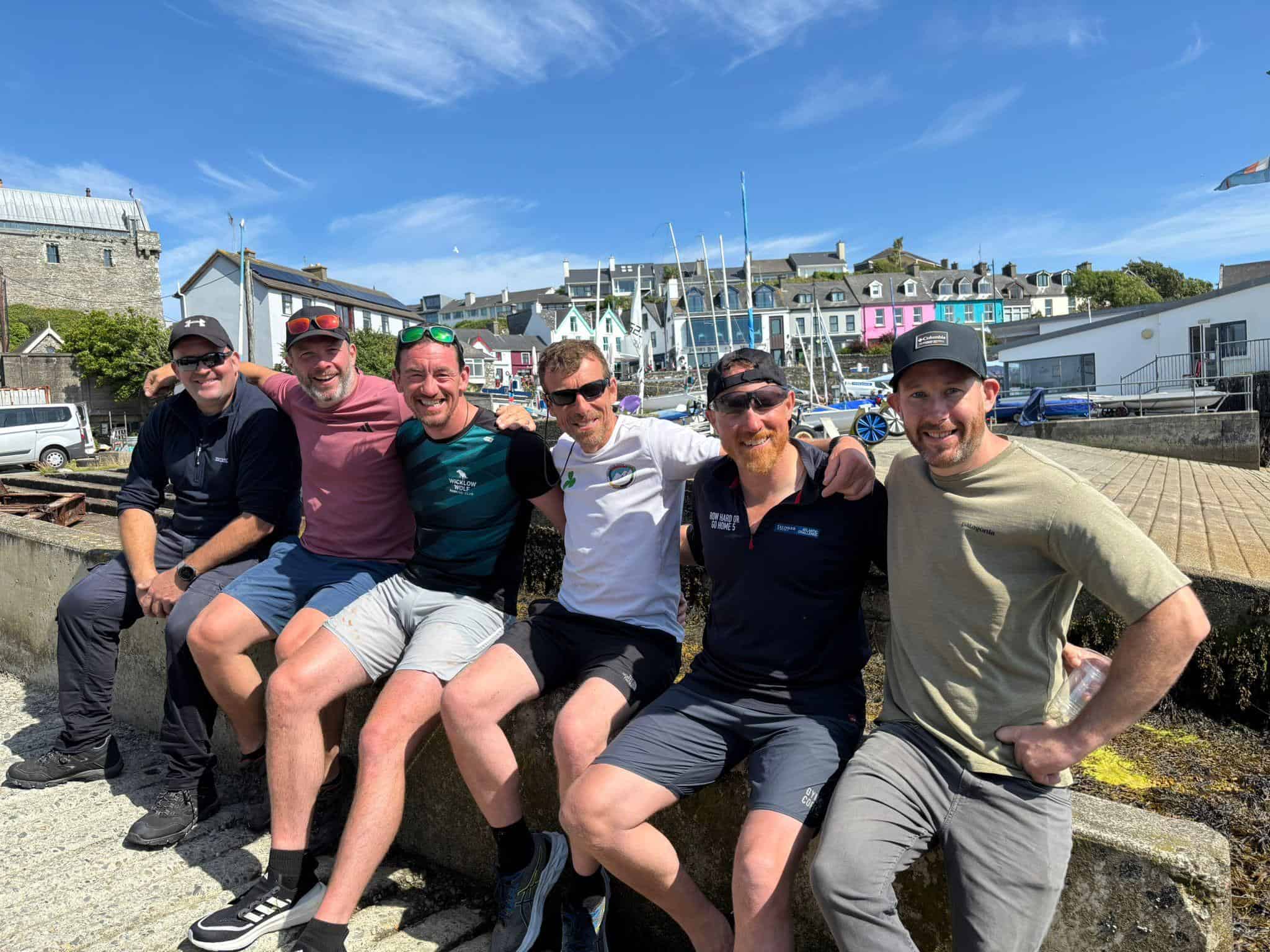 Crew with logistics team Willy Doyle and Stephen Perry Crew with logistics team Willy Doyle and Stephen Perry