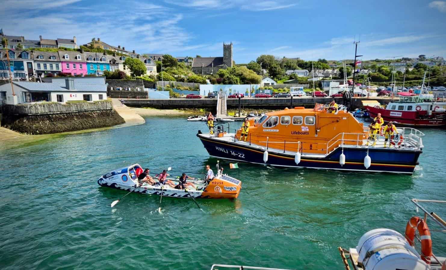 Liberty completes World Record escorted home by RNLI Liberty completes World Record escorted home by RNLI
